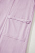 High Waist Mineral Wash Exposed Seam Drawstring Wide Leg Pants